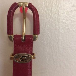 Dior Red Belt